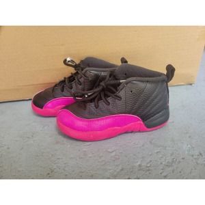 Air Jordan 12 pink and black size 10c